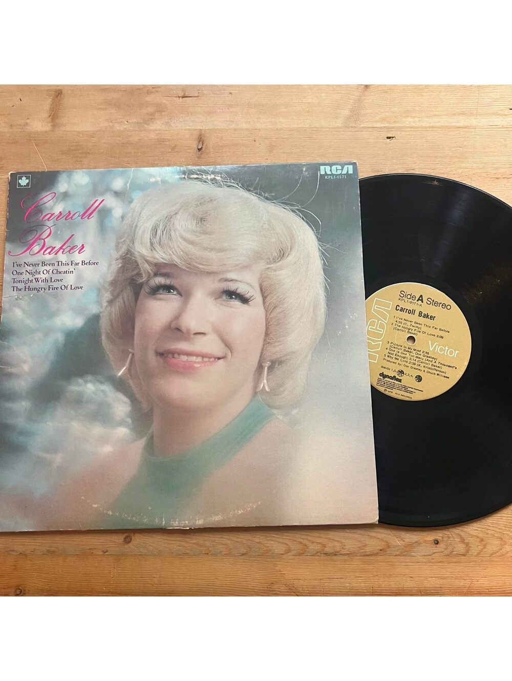 Carroll Baker - Carroll Baker 33rpm VG+ VR17